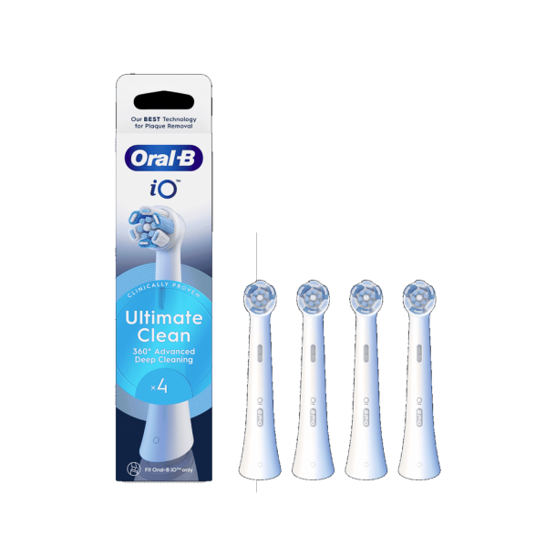 Oral-B iO Ultimate Clean White B�rstehoveder - 4 stk.