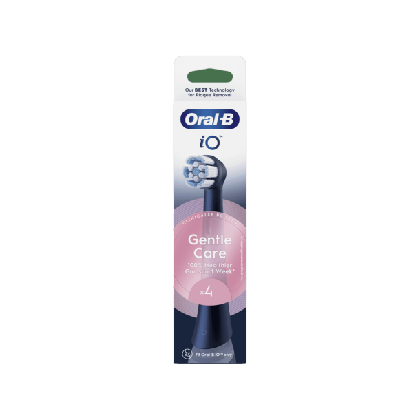Oral-B iO Gentle Care Black B�rstehoveder - 4 stk.