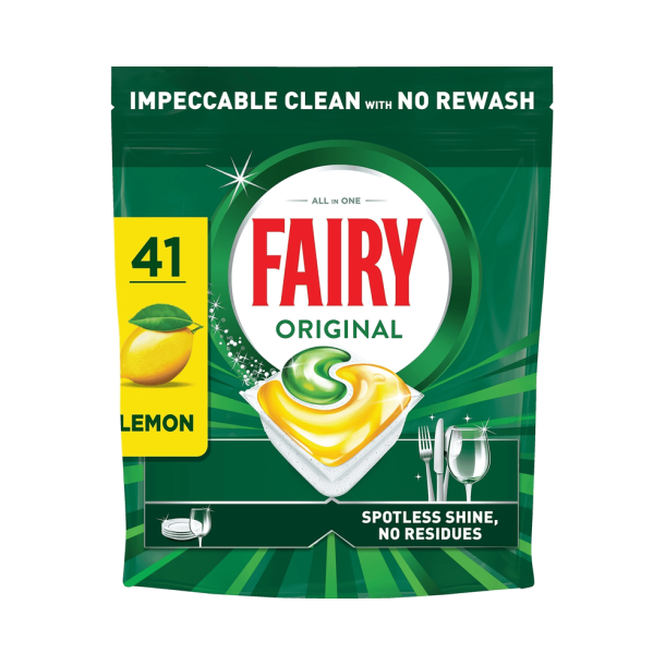 Fairy All in One Lemon Opvasketabs - 41 stk.