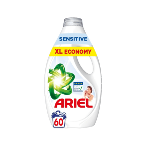 Ariel Sensitive Flydende vaskemiddel - 60 vaske, 2,7 l