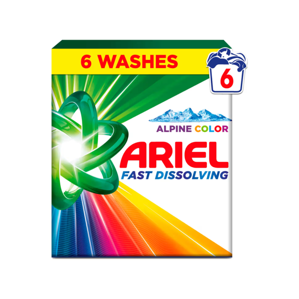 Ariel Color Vaskepulver - 6 vaske, 330 g