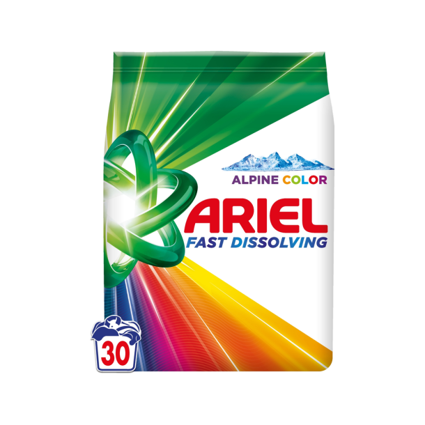 Ariel Color Vaskepulver - 30 vaske, 1,65 kg