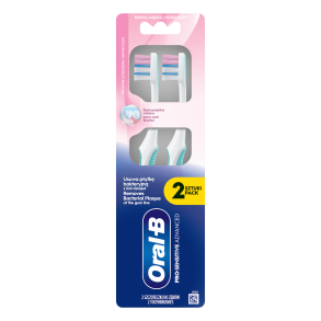 Oral-B Pro-Sensitive Advanced Gentle Clean ekstra bl&oslash;d Tandb&oslash;rste - 2 stk.