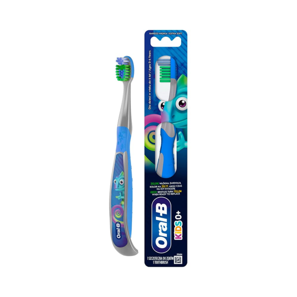 Oral-B Kids 0 ekstra bl&oslash;d Tandb&oslash;rste - 6 &aring;r, 1 stk.