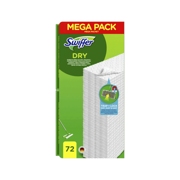 Swiffer Sweeper T�rre gulvklude Refill - 72 stk.