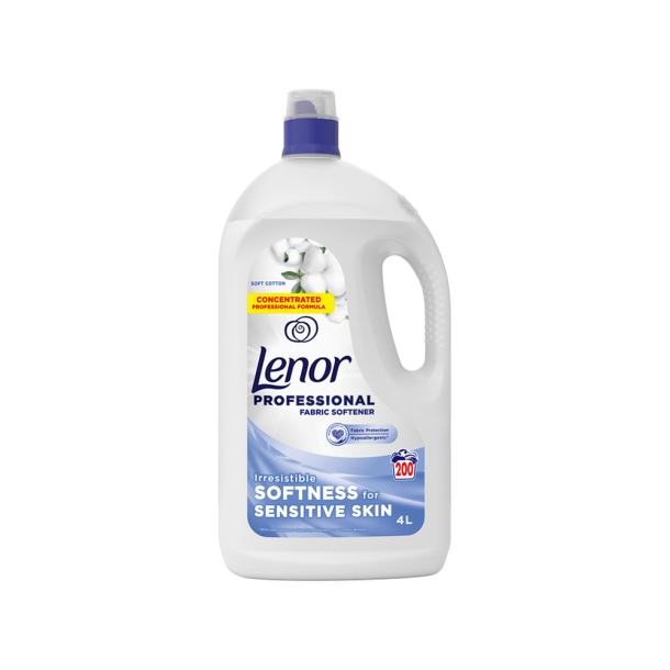 Lenor Professional Soft Cotton Skyllemiddel - 200 vaske, 4 l