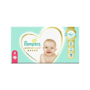 Pampers Premium Care Bleer - Mega Box, Str. 4, 104 stk.