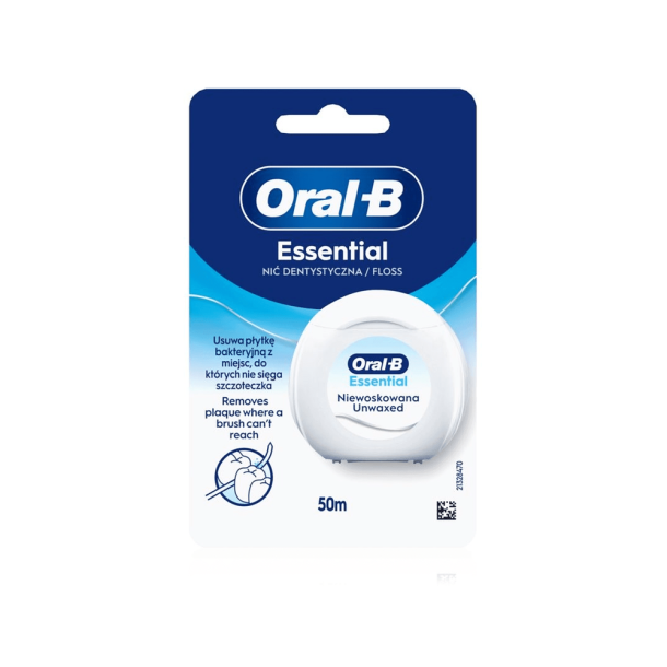 Oral-B Essential uvokset Tandtr&aring;d - 50 m