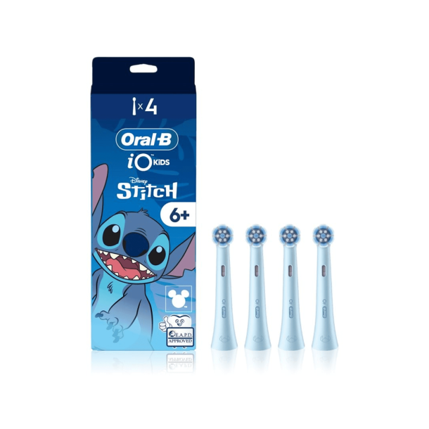 Oral-B iO Kids Stitch B&oslash;rstehoveder - 4 stk.