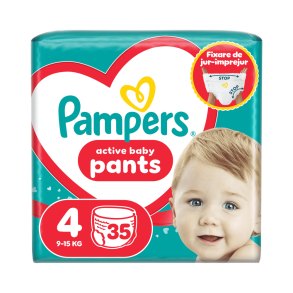 Pampers Pants Buksebleer - Value Pack, Str. 4, 35 stk.