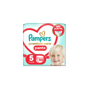 Pampers Premium Care Pants Buksebleer - Jumbo Pack Plus, Str. 5, 50 stk.