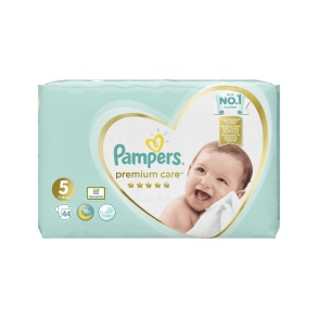 Pampers Premium Care Bleer - Value Pack, Str. 5, 44 stk.