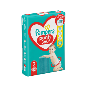 Pampers Pants Buksebleer - Giant Pack, Str. 3, 76 stk.
