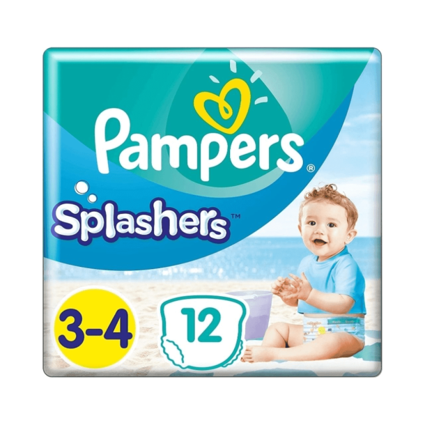 Pampers Pants Splashers Buksebleer - Str. 3, 6 - 11 kg, 12 stk.