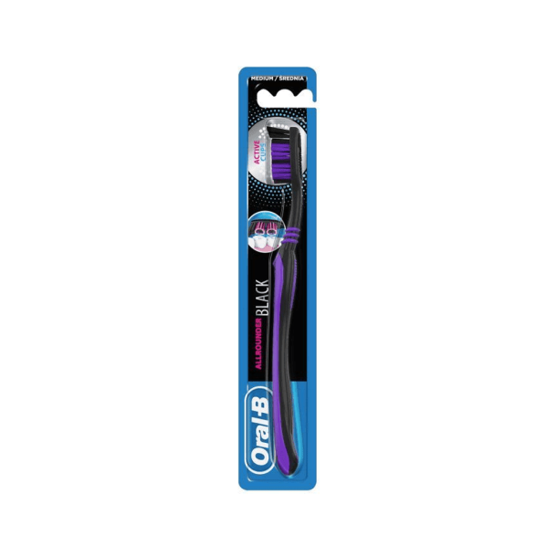 Oral-B Allrounder Black Medium Tandb�rste - 3 stk.