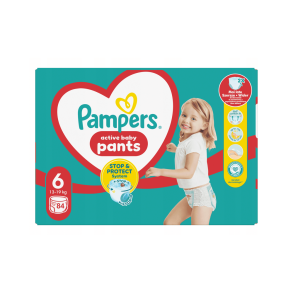 Pampers Pants Buksebleer - Mega Pack, Str. 6, 84 stk.