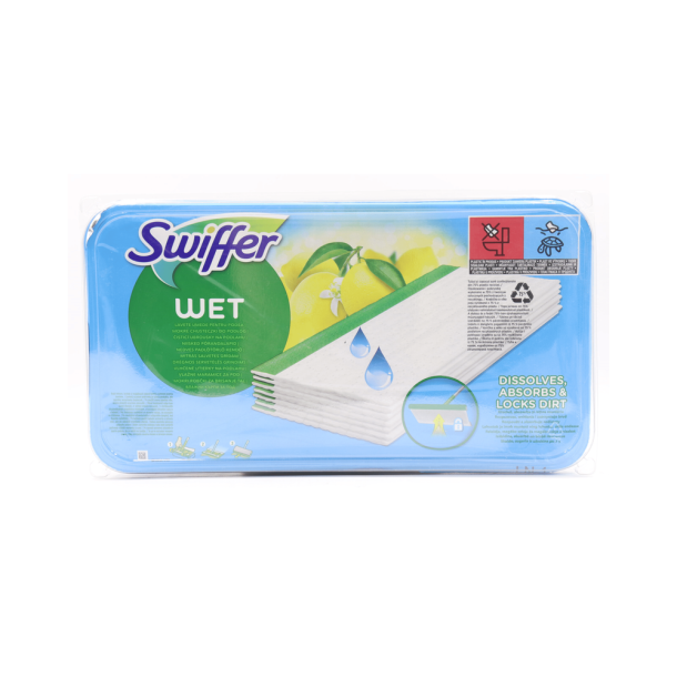 Swiffer Sweeper V&aring;de gulvklude Refill - 10 stk.