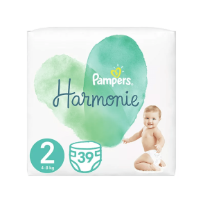 Pampers Harmonie Bleer - Value Pack, Str. 2, 39 stk.