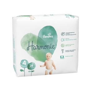 Pampers Harmonie Bleer - Value Pack, Str. 4, 28 stk.