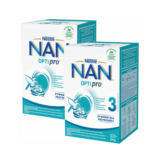 NAN Optipro 3 Moderm&aelig;lkserstatning - fra 1 &aring;r, 650 g