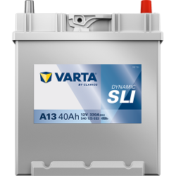 VARTA Dynamic SLI startbatteri 12 V 40 Ah/330 A L- 187 &times; 127 &times; 227 mm