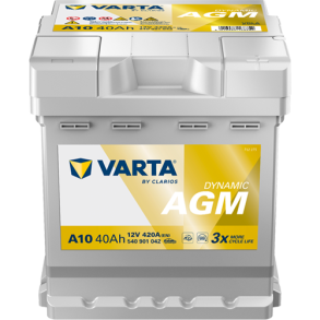 VARTA Dynamic AGM 12V 40Ah/420A L- 175x175x190 mm