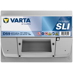 VARTA Dynamic SLI startbatteri 12 V 60 Ah/540 A L- 242 &times; 175 &times; 175 mm