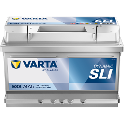 VARTA Dynamic SLI startbatteri 12 V 74 Ah/750 A L- 278 &times; 175 &times; 175 mm
