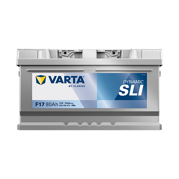 VARTA Dynamic SLI startbatteri 12 V 80 Ah/740 A L- 315 &times; 175 &times; 175 mm