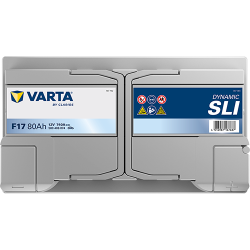 VARTA Dynamic SLI startbatteri 12 V 80 Ah/740 A L- 315 &times; 175 &times; 175 mm