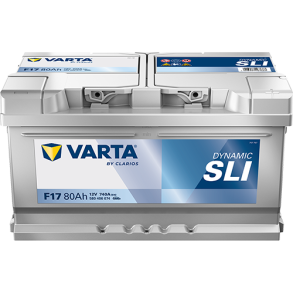 VARTA Dynamic SLI 12V 80Ah/740A L- 315x175x175 mm