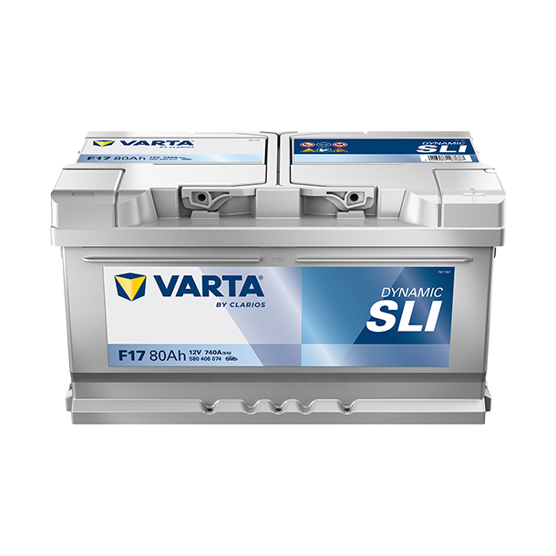VARTA Dynamic SLI startbatteri 12 V 80 Ah/740 A L- 315 &times; 175 &times; 175 mm