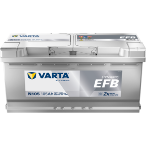 VARTA Dynamic EFB 12V 105Ah/950A L- 394x175x190 mm