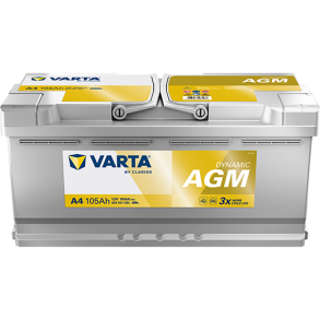 VARTA Dynamic AGM 12V 105Ah/950A L- 393x175x190 mm