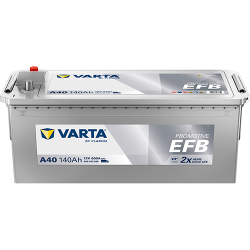 VARTA ProMotive EFB lastbilsbatteri 12 V 140 Ah/800 A 518 &times; 189 &times; 223 mm