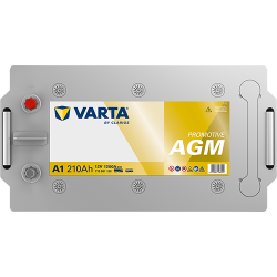VARTA ProMotive AGM lastbilsbatteri 12 V 210 Ah/1200 A 518 &times; 276 &times; 242 mm