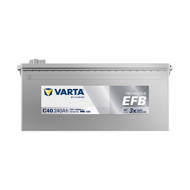 VARTA ProMotive EFB lastbilsbatteri 12 V 240 Ah/1200 A L+ 518 &times; 276 &times; 242 mm