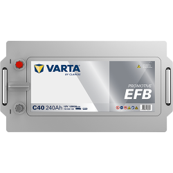 VARTA ProMotive EFB lastbilsbatteri 12 V 240 Ah/1200 A L+ 518 &times; 276 &times; 242 mm