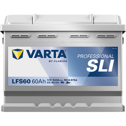 VARTA Professional Starter SLI startbatteri 12 V 60 Ah/540 A L- 242 &times; 175 &times; 190 mm