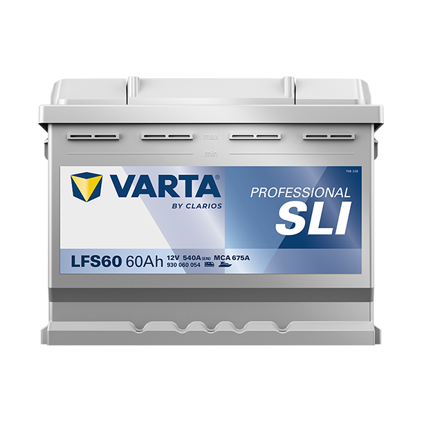 VARTA Professional Starter SLI startbatteri 12 V 60 Ah/540 A L- 242 &times; 175 &times; 190 mm