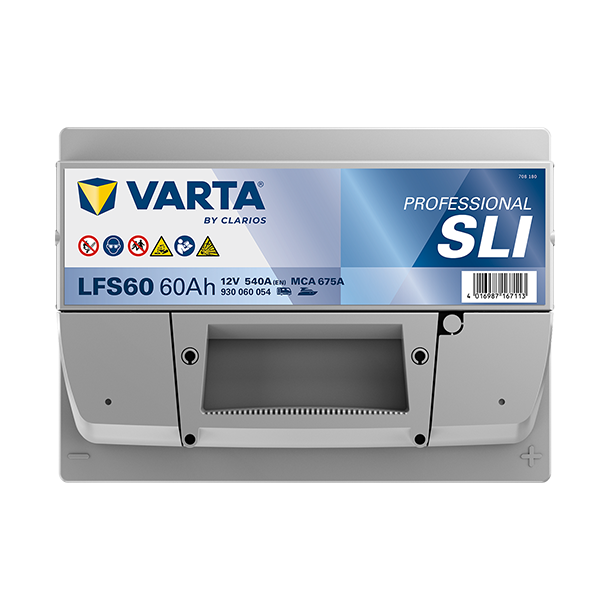 VARTA Professional Starter SLI startbatteri 12 V 60 Ah/540 A L- 242 &times; 175 &times; 190 mm