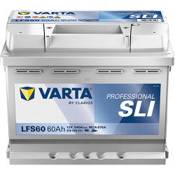 VARTA Professional Starter SLI startbatteri 12 V 60 Ah/540 A L- 242 &times; 175 &times; 190 mm