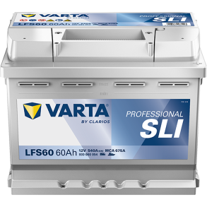 VARTA Professional Starter SLI 12V 60Ah/540A L- 242x175x190 mm