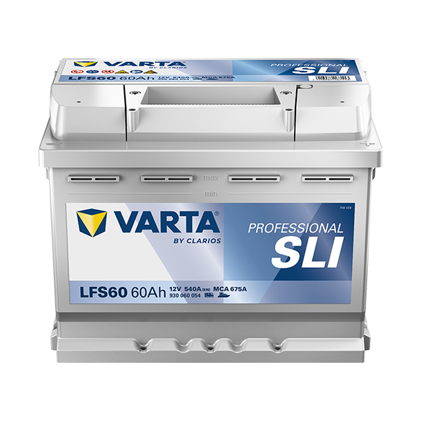 VARTA Professional Starter SLI startbatteri 12 V 60 Ah/540 A L- 242 &times; 175 &times; 190 mm
