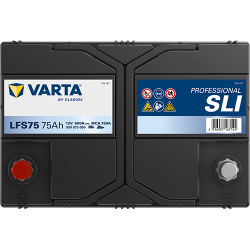 VARTA Professional Starter SLI startbatteri 12 V 75 Ah/600 A L+ 260 &times; 175 &times; 225 mm