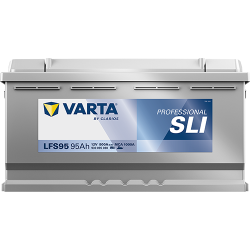 VARTA Professional Starter SLI startbatteri 12 V 95 Ah/800 A L- 353 &times; 175 &times; 190 mm