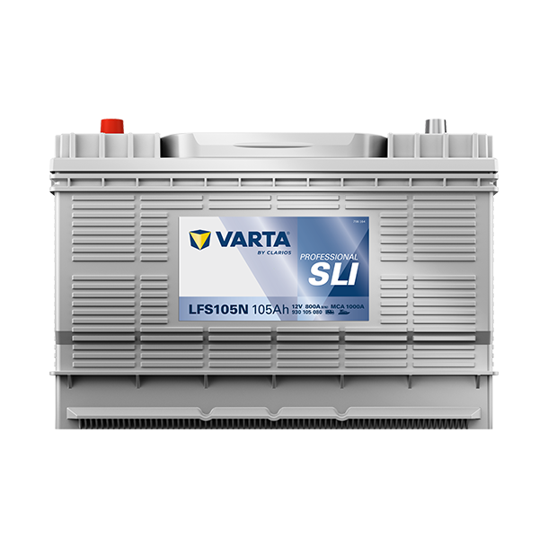 VARTA Professional Starter SLI startbatteri 12 V 105 Ah/800 A L- 330 &times; 172 &times; 240 mm