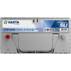 VARTA Professional Starter SLI startbatteri 12 V 105 Ah/800 A L- 330 &times; 172 &times; 240 mm