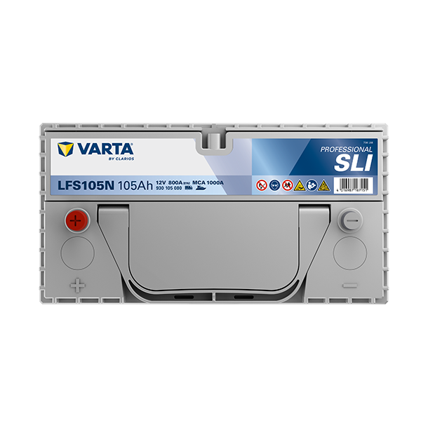 VARTA Professional Starter SLI startbatteri 12 V 105 Ah/800 A L- 330 &times; 172 &times; 240 mm