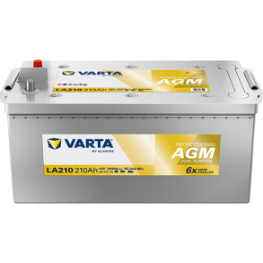 VARTA Professional Dual Purpose AGM 12V 210Ah/1200A L- 518x276x242 mm